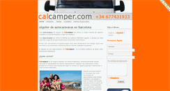 Desktop Screenshot of calcamper.com
